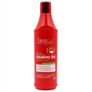 Shampoo Banho de Verniz Morango 500ml Forever Liss