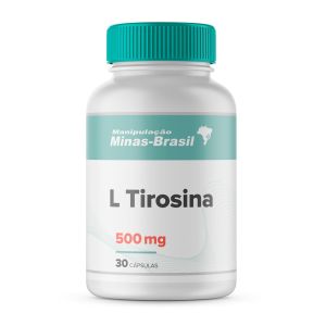 L Tirosina 500mg 30 Cápsulas