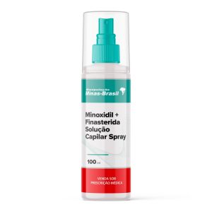 Minoxidil + Finasterida Solução Capilar Spray 100ml