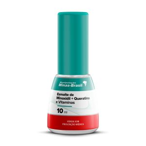 Esmalte de Minoxidil e Queratina e Vitaminas - 10Ml