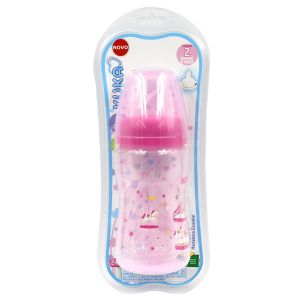Mamadeira Essential Big Bico Orto Rosa 240ml Kuka