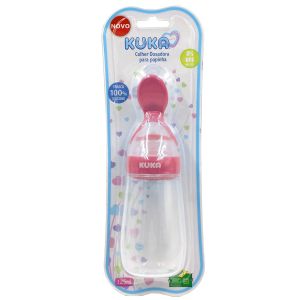Colher Dosadora de Papinha Rosa 125ml Kuka