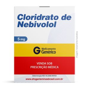 Cloridrato de Nebivolol 5mg com 30 Comprimidos Genérico Pharlab