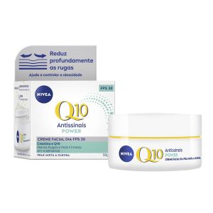 Creme Facial Nivea Antissinais Q10 Plus Dia Fps30 50G