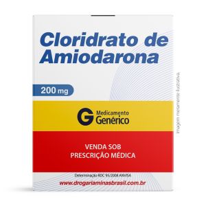 Cloridrato de Amiodarona 200mg com 30 Comprimidos Genérico Medley