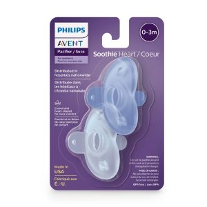 Chupetas Avent Soothie Azul 0-3m Tamanho 1 com 2 Unidades Philips