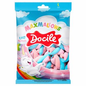 Marshmallows Maxmallows Recheado Twist Uni 220g Docile