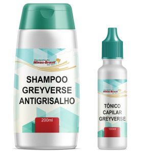 Kit Greyverse Antigrisalho Shampoo + Tônico Capilar