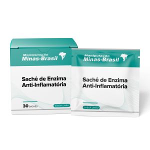 Sachê de Enzima Anti Inflamatória –  Sabor Limão 30 Sachês