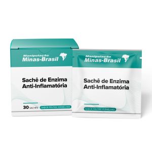 Sachê de Enzima Anti Inflamatória –  Sabor Frutas Vermelhas 30 Sachês