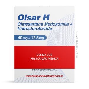 Olsar H 40mg + 12,5mg com 30 Comprimidos Revestidos Momenta