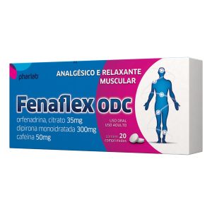 Fenaflex ODC 35mg + 300mg + 50mg com 20 Comprimidos Pharlab