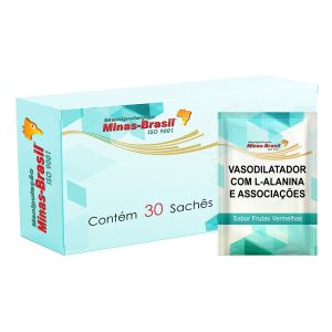 Sachê Vasodilatador L- Alanina e Associações 30 Sachês Frutas Vermelhas
