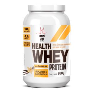 Health Whey Protein Baunilha 900g Health Labs