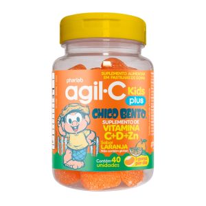 Agil C Plus Sabor Laranja com 40 Pastilhas de Goma Pharlab