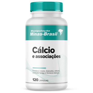 Cálcio + Magnésio + Zinco 120 Cápsulas
