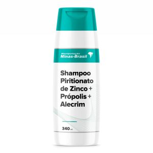 Shampoo Piritionato De Zinco + Propolis + Alecrim 340ml
