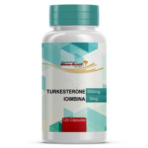 Turkesterone 500mg + Ioimbina 5mg 120 Cápsulas