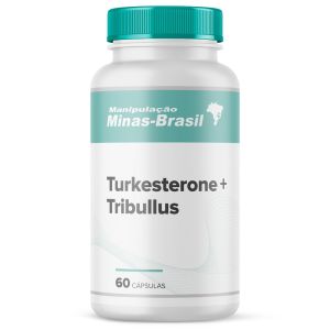 Turkesterone 500mg Com Tribullus 750mg 60 Cápsulas