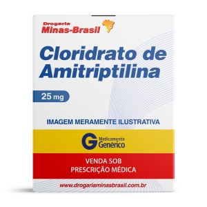 Cloridrato de Amitriptilina 25mg com 30 Comprimidos Revestidos Genérico Medley