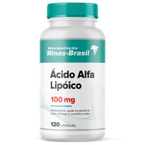 Ácido Alfa Lipóico 100Mg - 120 Cápsulas
