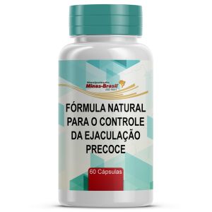 Fórmula Natural Para O Controle da Ejaculação Precoce -60 Cápsulas