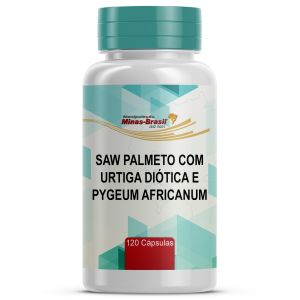 Saw Palmeto + Urtiga Diótica + Pygeum Africanum 120 Cápsulas