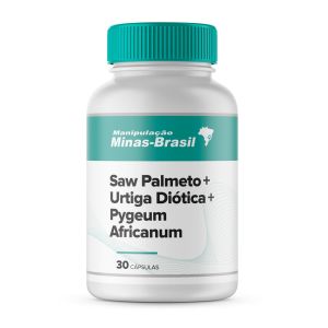 Saw Palmeto + Urtiga Diótica + Pygeum Africanum 30 Cápsulas
