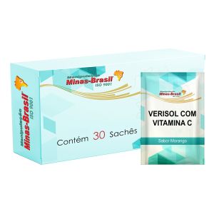 Verisol Com Vitamina C - Sabor Morango 30 Sachês