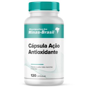 Cápsula Ação Antioxidante - Ácido Ferúlico   Niacinamida - 120 Cápsulas