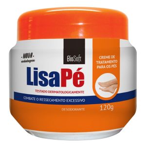 Creme Bio Soft Hidratante Para Pés Lisa Pe 120G