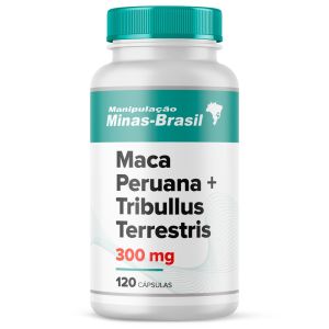 Maca Peruana 500Mg   Tribullus Terrestris 300Mg - 120 Cápsulas