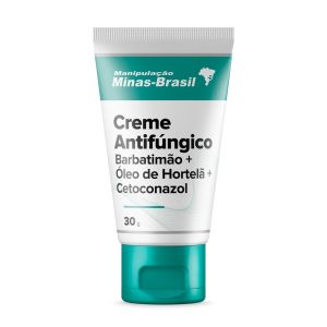 Creme Antifúngico Barbatimão + Óleo De Hortelã + Cetoconazol 30g