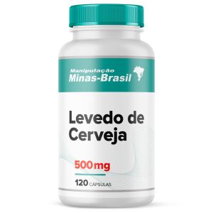 Levedo De Cerveja 500Mg Com 120 Cápsulas