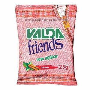 Pastilhas Sabor Canela 25g Valda Friends