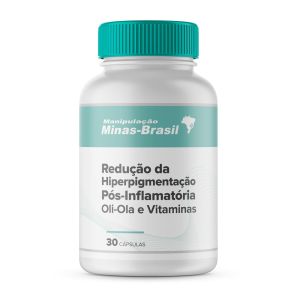 Redução da Hiperpigmentação Pós-Inflamatória Oli-Ola e Vitaminas 30 Cápsulas
