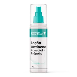 Loção Antiacne: Acnebiol 2,5% + Própolis 4% 60ml