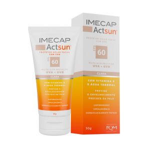 Protetor Solar Imecap Actsun FPS60 Cor Clara 50g FQM