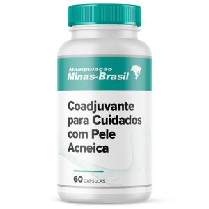 Coadjuvante para Cuidados com Pele Acneica  60 Cápsulas