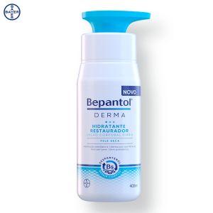 Bepantol Derma Hidratante Restaurador Loção Corporal Diária  Pele Seca 400ml Bayer