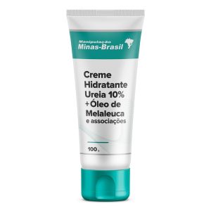 Creme Hidratante Ureia 10%   Óleo de Melaleuca   Alfa Bisabolol Com 100G