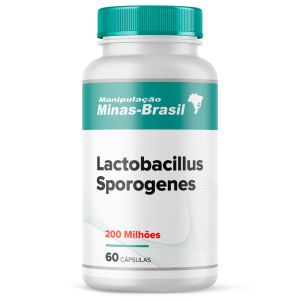 Lactobacillus Sporogenes 200 Milhões - 60 Cápsulas