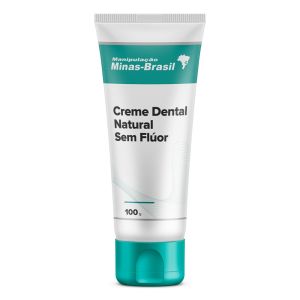 Creme Dental Natural Sem Flúor 100G