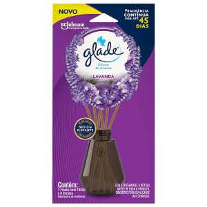Difusor de Aromas Glade Lavanda com 1 Frasco de 100ml e 6 varetas SCJohnson