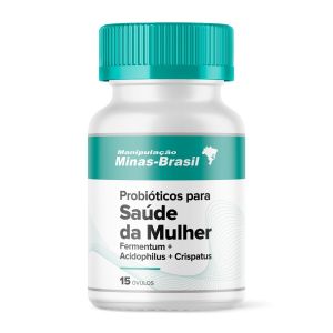 Probióticos Para Saúde Da Mulher Fermentum + Acidophilus + Crispatus 15 óvulos