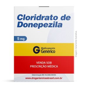 Cloridrato de Donepezila 5mg com 30 Comprimidos Revestidos Genérico Nova Química