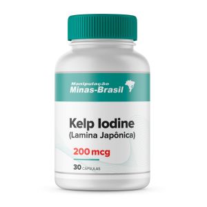 Kelp Iodine (Lamina Japônica) 200mcg 30 Cápsulas