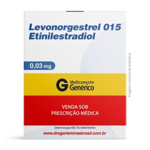 Levonorgestrel 0,15 Etinilestradiol 0,03mg com 21 Comprimidos Revestidos Genérico Biolab