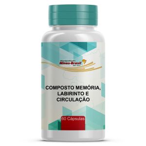 Composto Memória, Labirinto e Circulação -60 Cápsulas