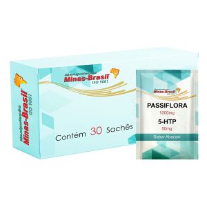 Passiflora 1000Mg   5-Htp 50Mg Sabor Abacaxi 30 Sachês
